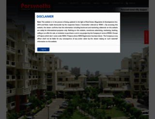 parsvnath.com screenshot