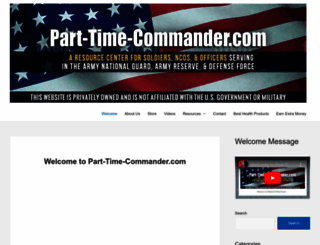 part-time-commander.com screenshot