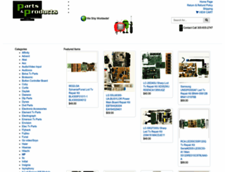 partandproducts.net screenshot