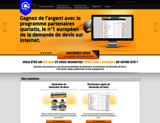 partenaires.quotatis.fr screenshot