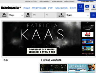 partenaires.ticketmaster.fr screenshot