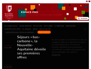 partenaires.tourisme-aquitaine.fr screenshot