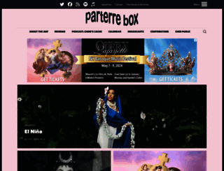 parterre.com screenshot
