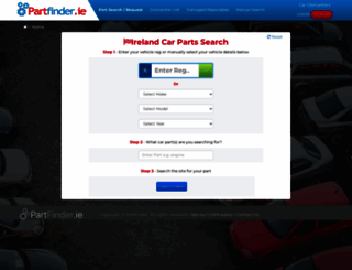 partfinder.ie screenshot