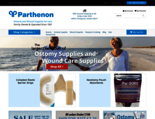 parthenoninc.com screenshot