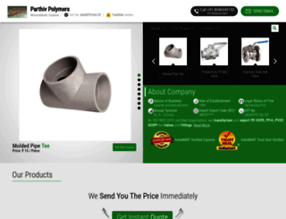 parthivplasticvalves.com screenshot