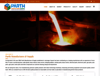 parthmanufactures.com screenshot