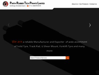 parthrubber.com screenshot