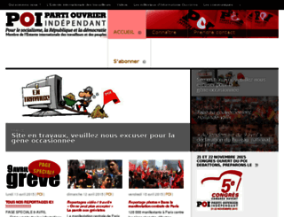 parti-ouvrier-independant.fr screenshot