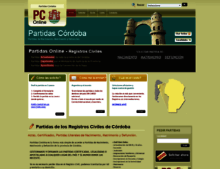 partidascordoba.com.ar screenshot