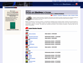 parties-and-elections.eu screenshot