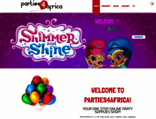 parties4africa.co.za screenshot