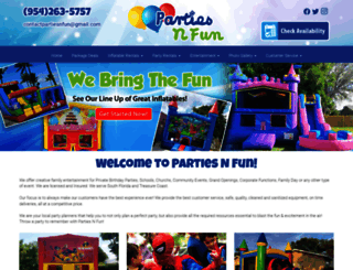 partiesnfun.com screenshot