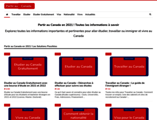 partir-au-canada.net screenshot