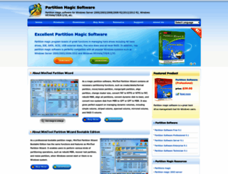 partition-magic.com screenshot
