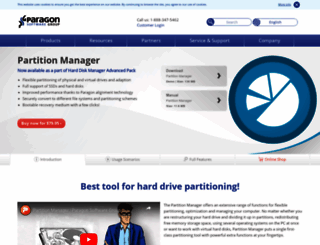 partition-manager.com screenshot