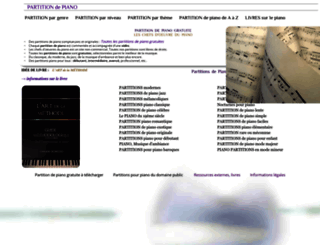 partition-piano.org screenshot