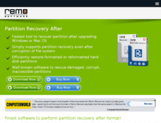 partitionrecoveryafter.com screenshot