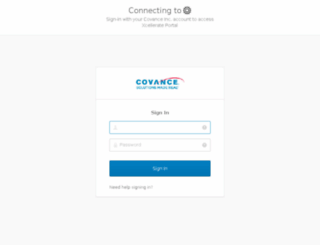partner.covance.com screenshot