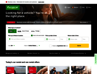 partner.europcar.be screenshot