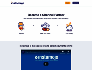 partner.instamojo.com screenshot