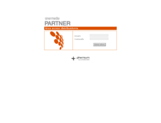 partner.sinermedia.com screenshot