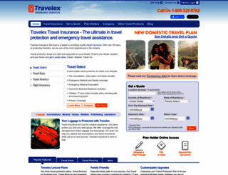 partner.travelexinsurance.com screenshot