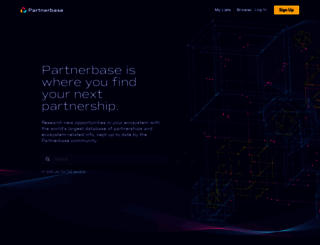 partnerbase.com screenshot