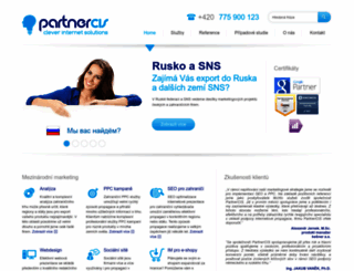 partnercis.cz screenshot