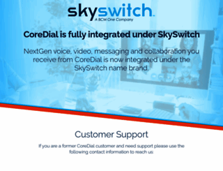 partnerconnex.coredial.com screenshot