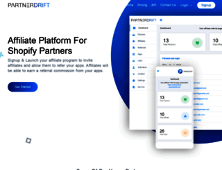 partnerdrift.com screenshot