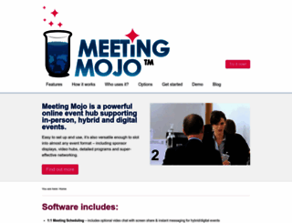 partnering-meeting-software.com screenshot