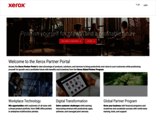 partnernet.xerox.com screenshot