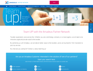 partnernetwork.amadeus.com screenshot