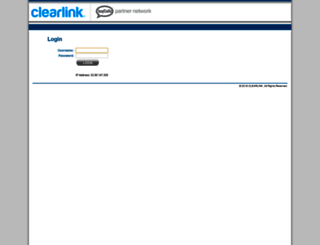 partners.clearlink.com screenshot