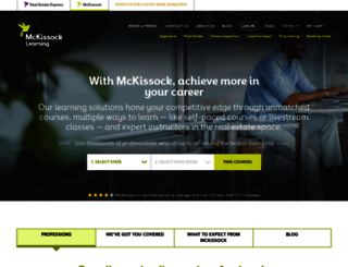 partners.mckissock.com screenshot