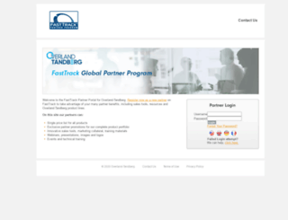 partners.overlandstorage.com screenshot