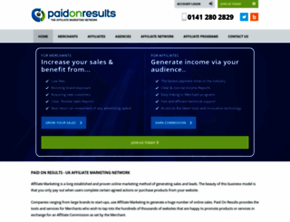 partners.paidonresults.com screenshot
