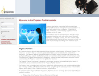partners.pegasus.co.uk screenshot