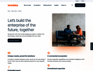 partners.teradata.com screenshot