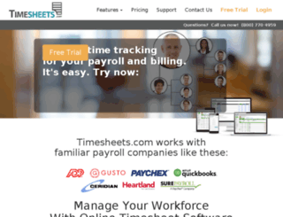 partners.timeclockonline.com screenshot