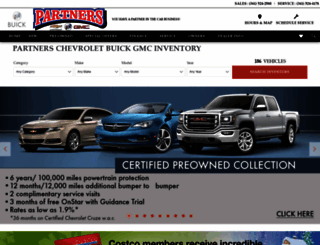 partnerschevy.com screenshot