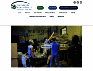 partnersforworldhealth.org screenshot
