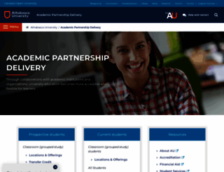 partnership.athabascau.ca screenshot