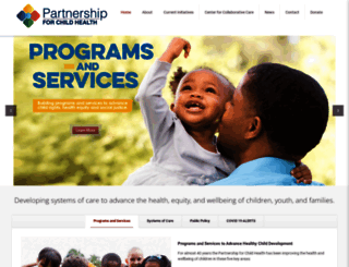 partnershipforchildhealth.org screenshot