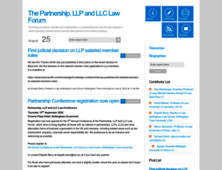 partnershiplawforum.org screenshot