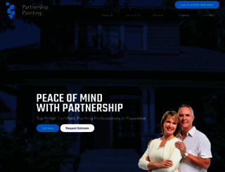 partnershippainting.com screenshot
