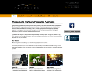 partnersinsuranceagencies.com screenshot