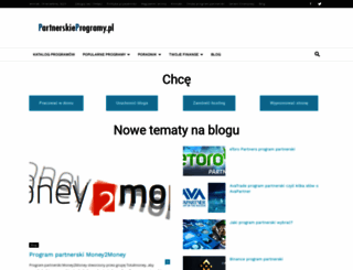 partnerskieprogramy.pl screenshot