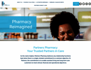 partnerspharmacy.com screenshot